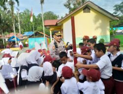 Jadi Irup di SDN 102 Lindu, ini Pesan Wakapolres Luwu Utara