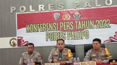 Gelar Konferensi Pers Akhir Tahun 2022, Ini Sejumlah Data Kasus di Polres Palopo