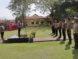 Awali Tahun 2023, Kapolres Luwu Terima Laporan Kenaikan Pangkat 16 Orang Personil