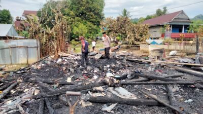 Rumah Panggung di Luwu Hangus Terbakar, Diduga Akibat Nyala Anti Nyamuk