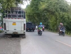 Mobil Bus di Rampoang-Palopo Diduga Terparkir Selama 3 Bulan, Kerap Memicu Gangguan Lalu Lintas