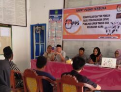 Kadiv Hukum-Pengawasan KPU Palopo Hadiri Rapat Pleno DPHP di Kelurahan Mawa