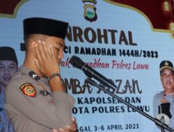 Wujud Asah Kemampuan Guna Kesiapan Tugas Dalam Masyarakat, Polres Luwu Gelar Lomba Adzan Khusus Personil