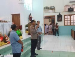 Kapolres Palopo Lakukan Pengecekan Situasi Keamanan Gereja Menjelang Ibadah Malam Paskah