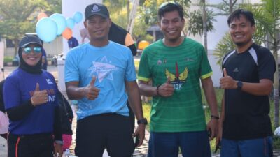 Kapolres Palopo Turut Ramaikan Run The Ground Road To LPS Monas Half Marathon 2023