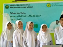 MTs As’adiyah Pengkendekan Ikuti Kompetisi Sains Madrasah Tingkat Kabupaten