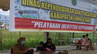 Disdukcapil Kabupaten Luwu Utara Gelar Pelayanan IKD di Pameran HUT RI ke-78