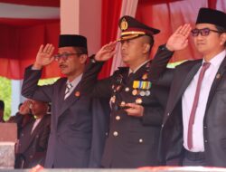 Kapolres Lutra AKBP Galih Hadiri Upacara Peringatan HUT RI ke-78 Tahun 2023