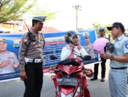 Melalui Ops Zebra Pallawa, Polres Palopo Gelar Kampanye Selamat Berlalulintas