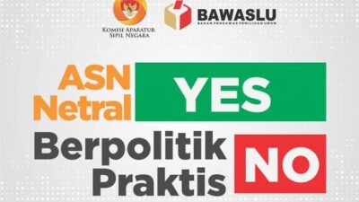 Pemilu Sudah Dekat, ASN Wajib Jaga Netralitas