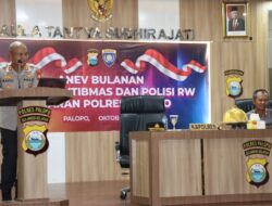 Polres Palopo Gelar Anev Bulanan Bhabinkantibmas dan Polisi RW