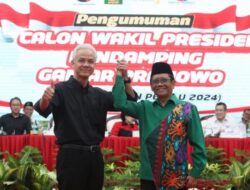 Mahfud MD Resmi Ditetapkan Sebagai Bacawapres Ganjar Pranowo Pada Pemilu 2024