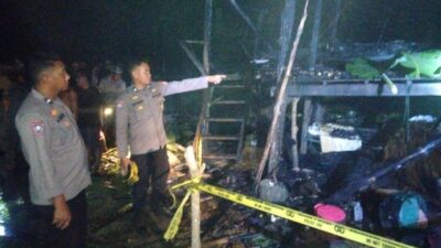 Polsek Malangke Identifikasi Kebakaran Rumah yang Menewaskan Satu Korban