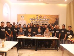 Momentum Hari Pers Nasional 2024, Kapolres Luwu Utara Gelar Ngopi Bareng Bersama Awak Media