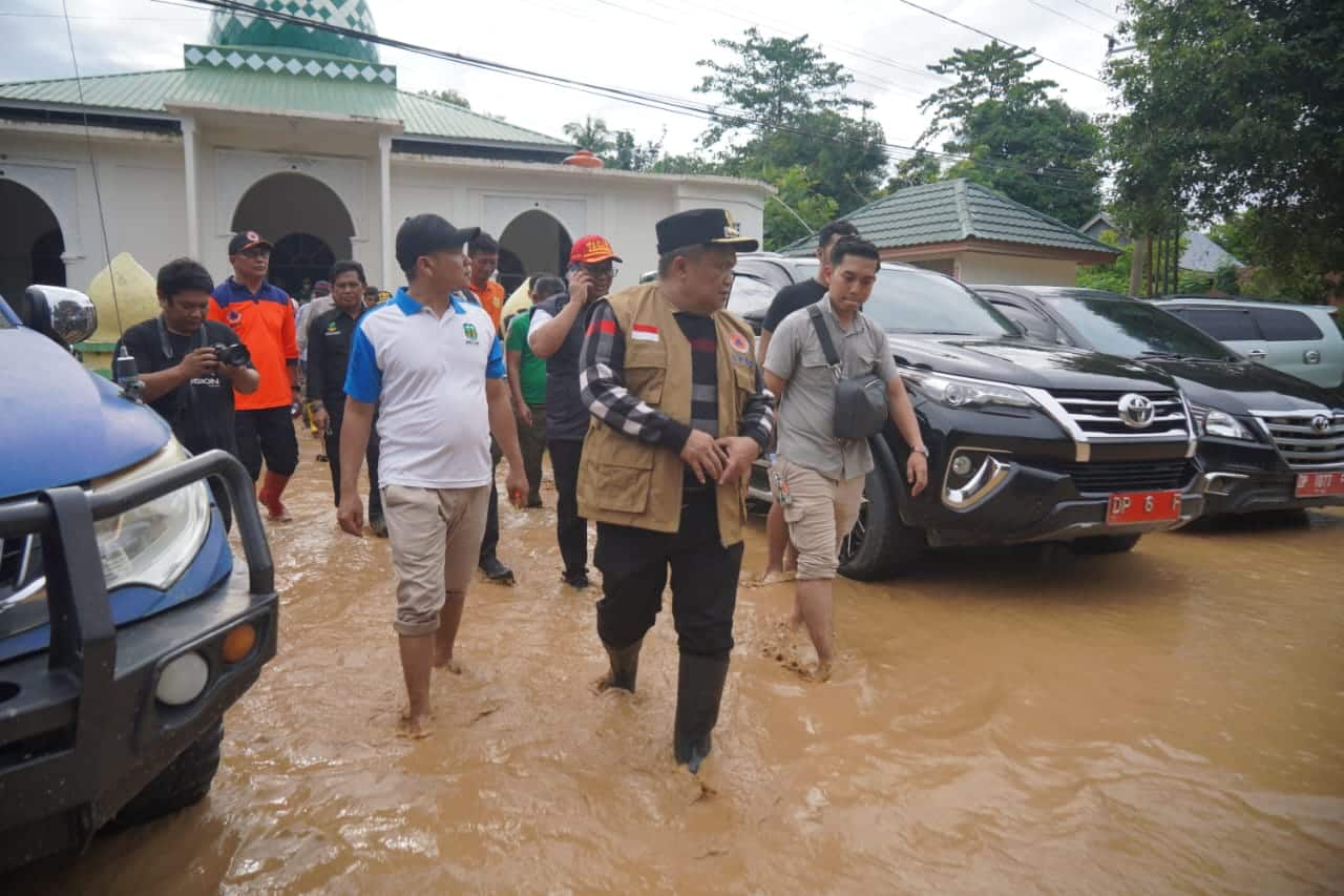 Pj Bupati Luwu tinjau lokasi banjir (Dok. Istimewah)