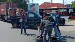 Soroti Dugaan Pungli Pembebasan Lahan di Rante Balla, Aliansi Perjuangan Masyarakat Tana Luwu Demo di Depan Mapolres