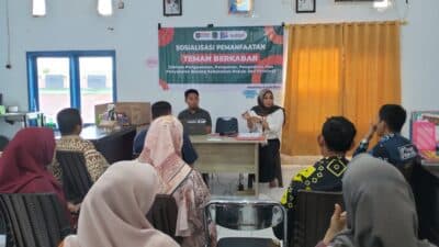Kepala Bidang Bapokting Dinas P2KUKM Kabupaten Luwu Utara Gelar Sosialisasi Pemanfaatan Teman Berkabar