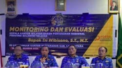 Lakukan Monitoring dan Evaluasi Kinerja Tahun 2024, Kakanwil BPN Sulsel Berkunjung ke BPN Luwu Utara