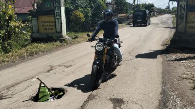 Jalan Rusak di Luwu Bahayakan Pengendara, PUTR Bakal Perbaiki