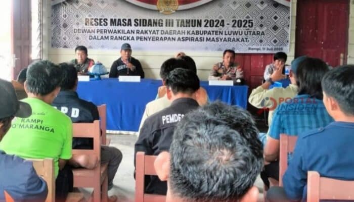 Reses Masa Sidang III di Kecamatan Rampi, Wakil Ketua DPRD Luwu Utara Karemuddin Serap Aspirasi Warga