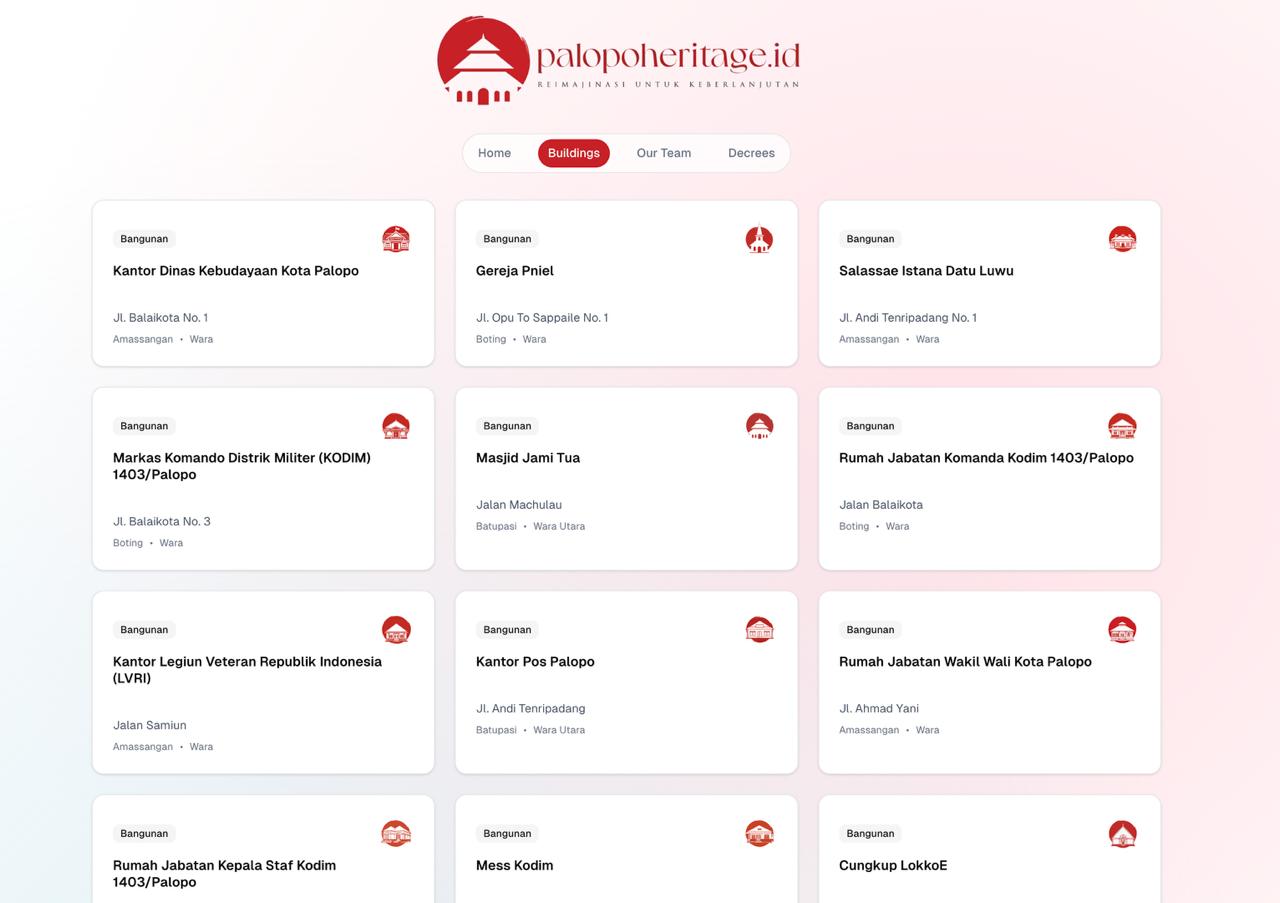 FT Unanda dan IPD Indonesia Luncurkan Portal “Palopo Heritage” Secara Virtual