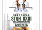 STQH Tingkat Provinsi Sulsel Dipusatkan di Taman Siswa Masamba, Luwu Utara Jadi Tuan Rumah
