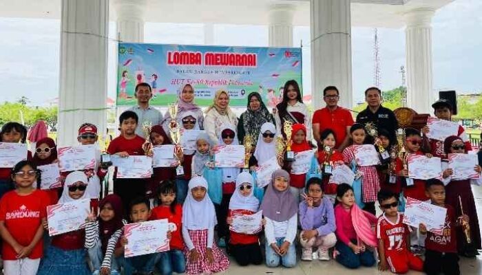 Momentum HUT ke-80 RI, Kadis LH Hadiri Acara Lomba Mewarnai