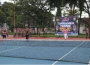 Wakil Bupati Luwu Utara Resmi Buka Turnamen Tenis Kapolres Cup II