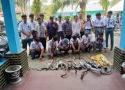 Razia di Sekolah, Polsek Baebunta Amankan 16 Knalpot Bogar